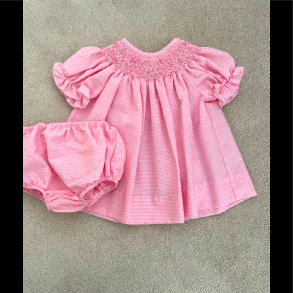 Frances Johnston Smocked Dress with Bloomers